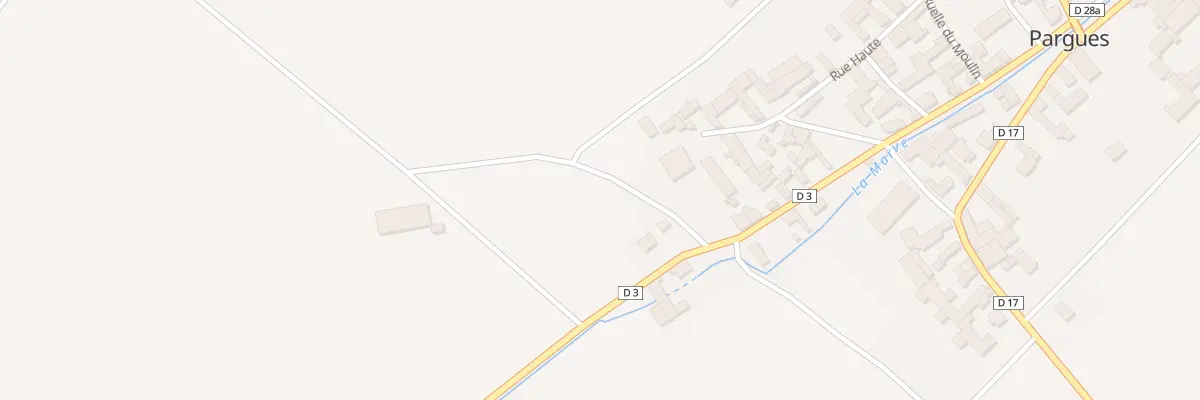 Plan du 1 Rue de la Marve à Pargues