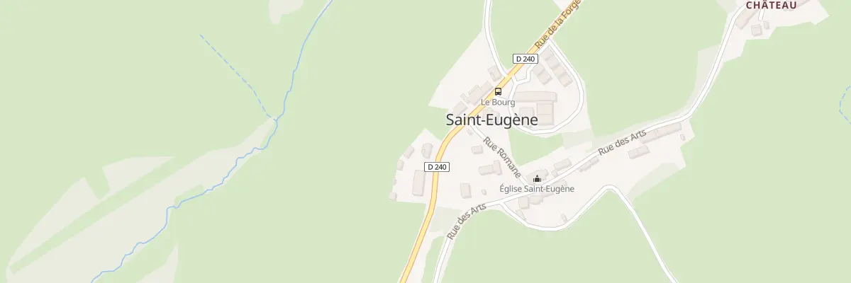 Plan du 5005 Le Bourg à Saint-Eugène