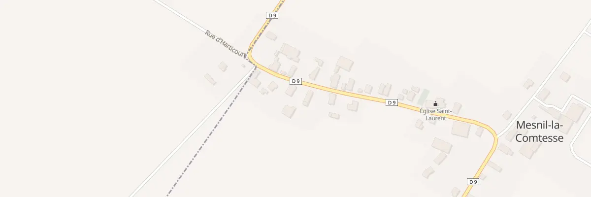 Plan du 3 Rue Principale à Mesnil-la-Comtesse