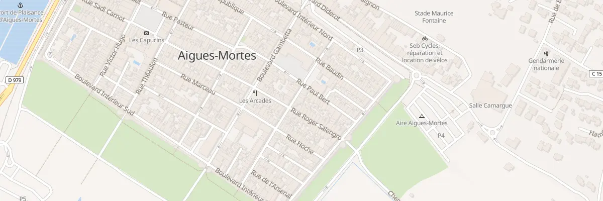 Plan du 5 Rue Rouget de l’Isle à Aigues-Mortes