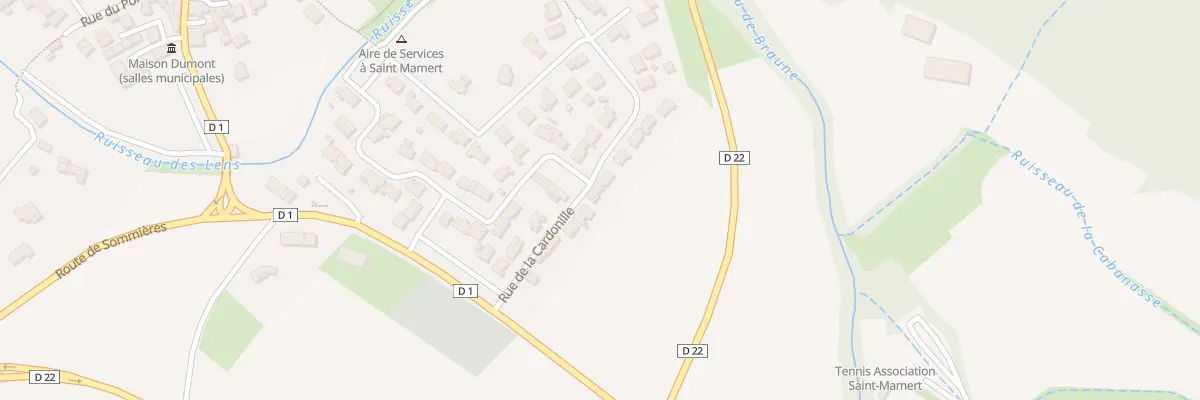 Plan du 12 Rue de la Cardonille à Saint-Mamert-du-Gard