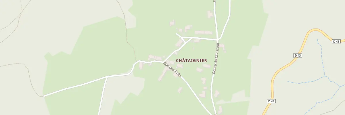 Plan du 5338 Chataignier à Grazac