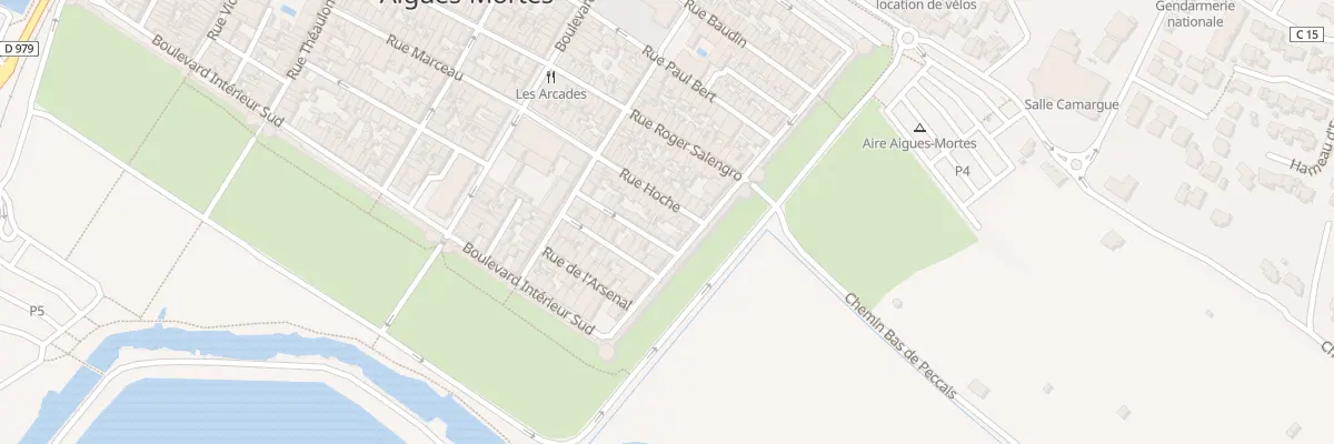 Plan du 24 Rue Hoche à Aigues-Mortes