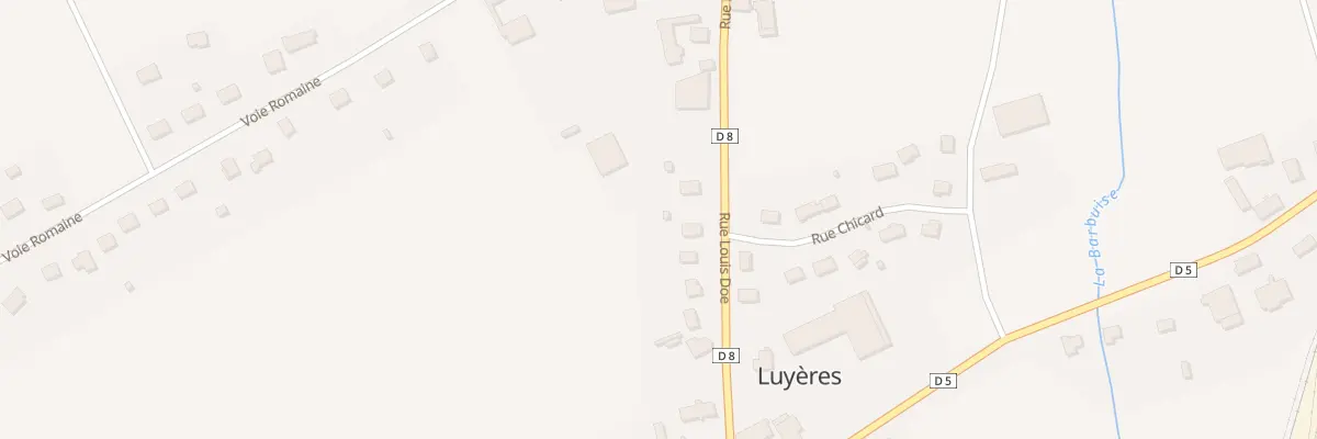 Plan du 15 Rue Louis Doé à Luyères