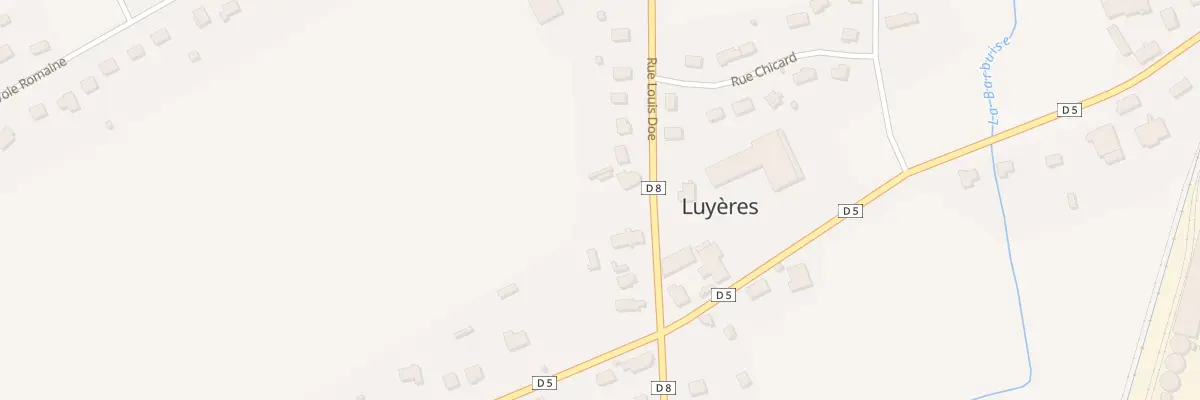 Plan du 7 Rue Louis Doé à Luyères