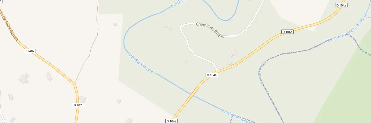 Plan du 5239 La Pize à Saint-Genest-de-Beauzon