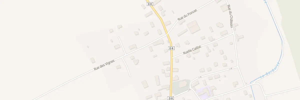 Plan du 1A Rue des Vignes à Luyères