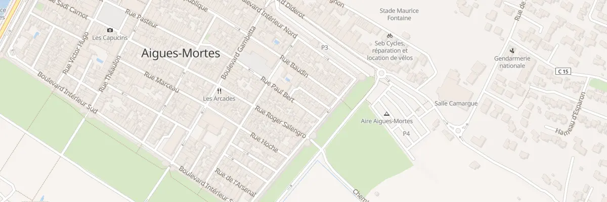 Plan du 7 Rue Paul Bert à Aigues-Mortes
