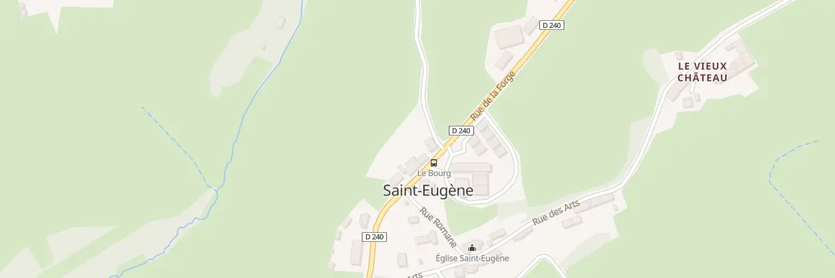 Plan du 5002 Le Bourg à Saint-Eugène
