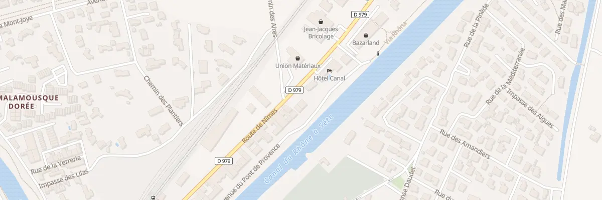 Plan du 309 Av Pont de Provence à Aigues-Mortes