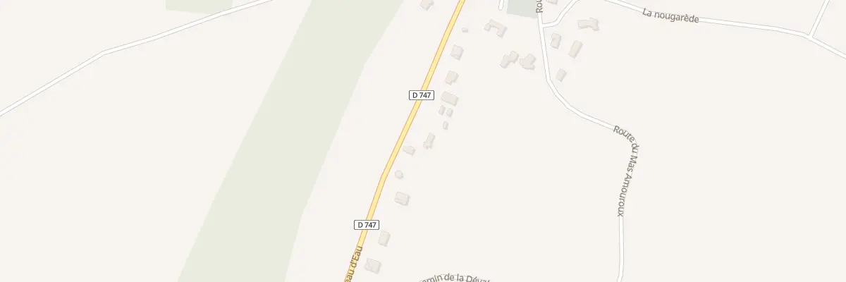 Plan du 317 Rte du Château d’Eau à Servas