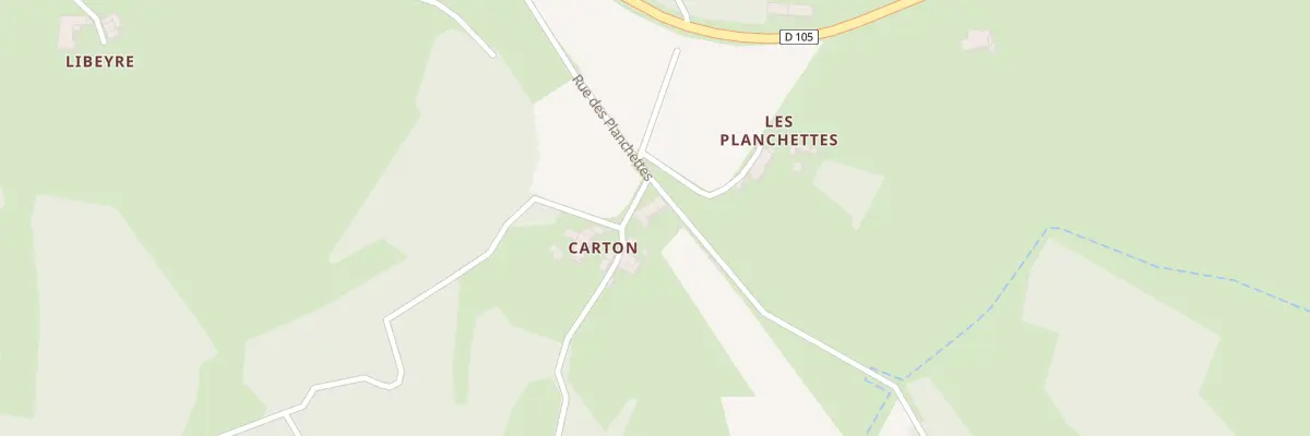 Plan du 5223 Carton à Grazac