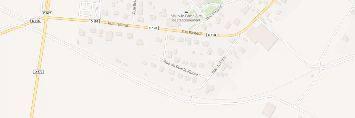 Plan du 8 Rue du Bois la Plume à Mailly-le-Camp