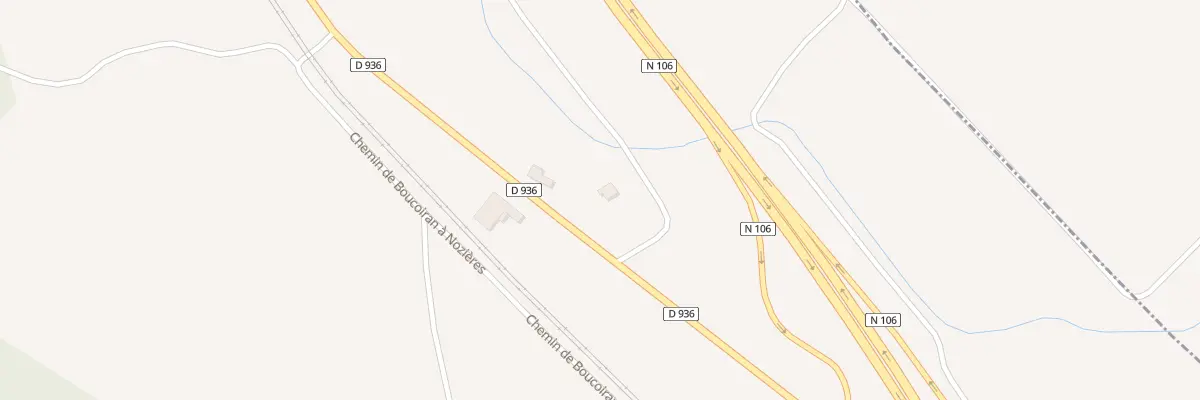 Plan du 69 Rue de la Plaine à Boucoiran-et-Nozières