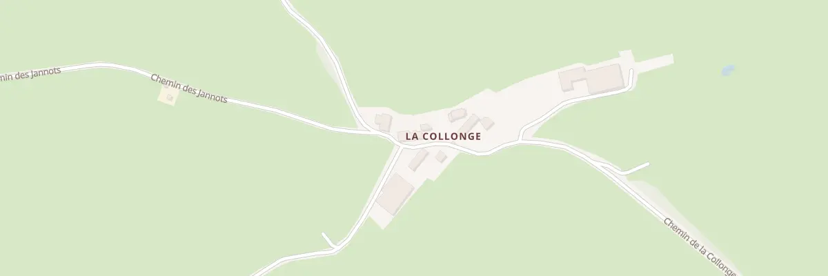Plan du 606 Che de la Collonge à Laizy
