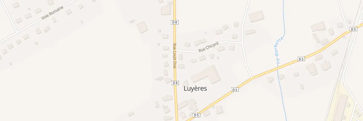 Plan du 2 Rue Chicard à Luyères