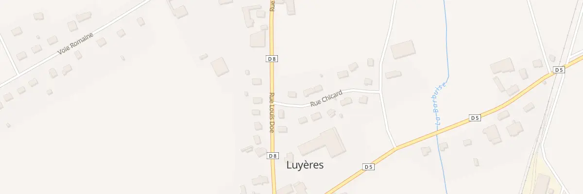 Plan du 1 Rue Chicard à Luyères