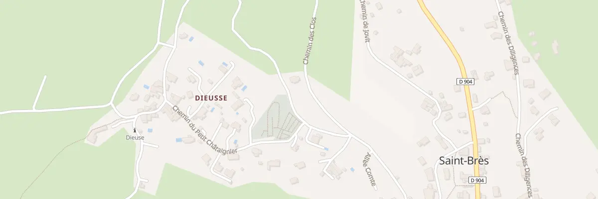 Plan du 1 Che du Petit Châtaignier à Saint-Brès