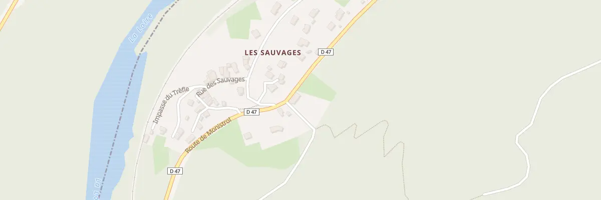 Plan du 2205 Rte de Monistrol à Aurec-sur-Loire