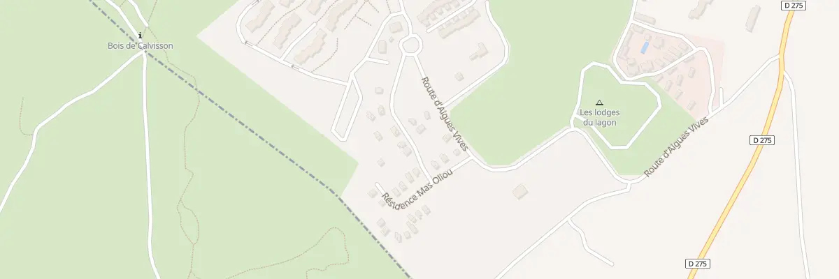 Plan du 507 Rte d’Aigues Vives à Calvisson