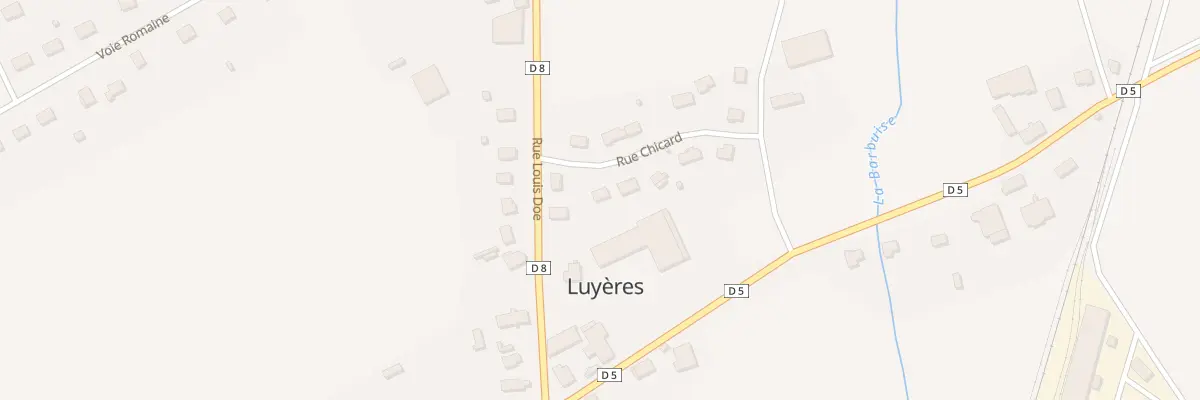 Plan du 6 Rue Chicard à Luyères
