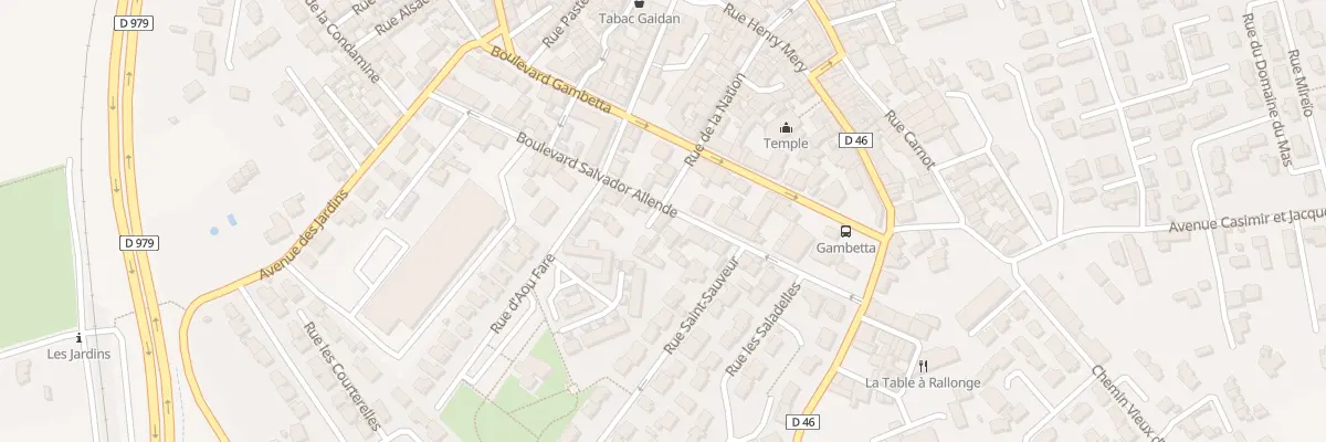 Plan du 165 Bd Salvador Allende à Saint-Laurent-d’Aigouze