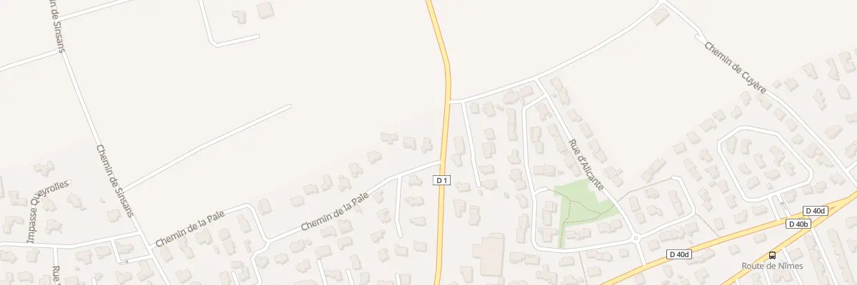 Plan du 31 Che de la Pale à Calvisson