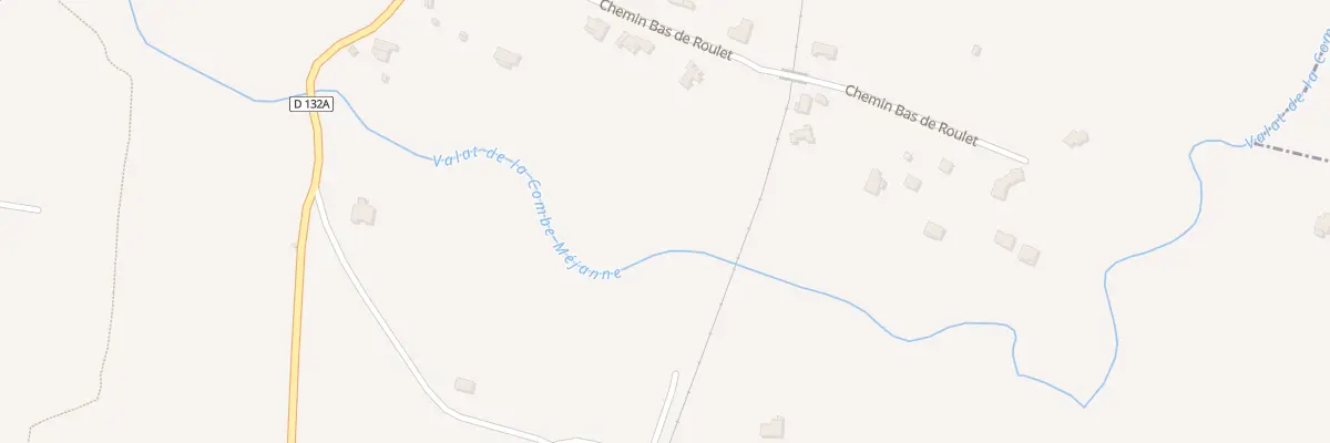 Plan du 184 Che du Roulet Bas aux Mages