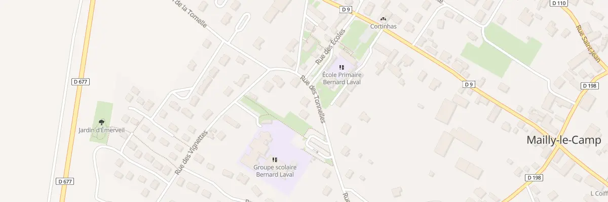 Plan du 8 Rue des Tonnelles à Mailly-le-Camp