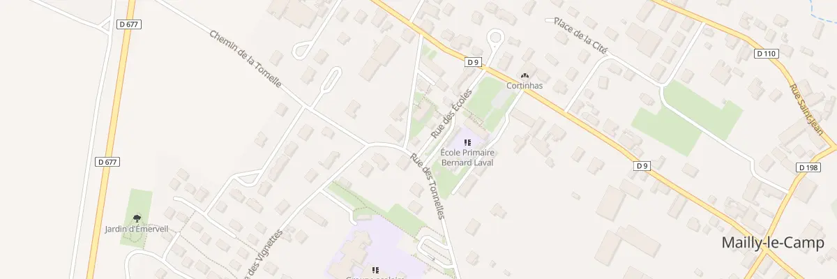 Plan du 6 Rue des Ecoles à Mailly-le-Camp