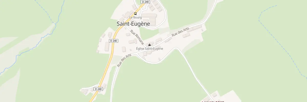 Plan du 5015 Le Bourg à Saint-Eugène