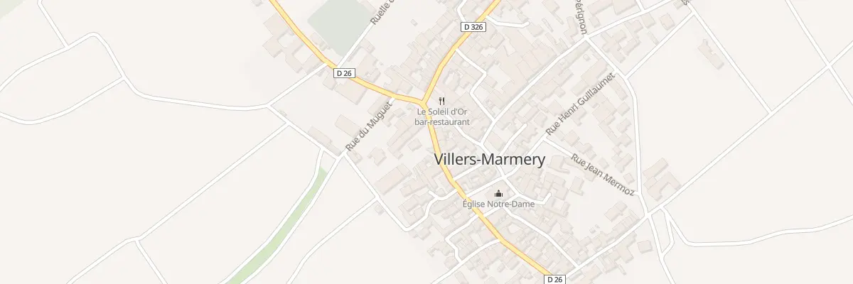 Plan du 13 Av de Champagne à Villers-Marmery