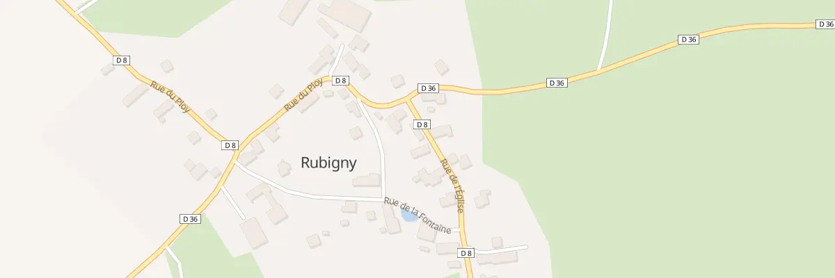 Plan du 2 Rue de l’Eglise à Rubigny