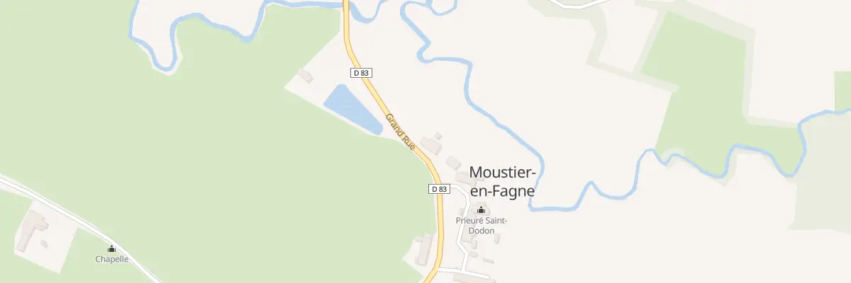 Plan du 22 Vc Grand Rue à Moustier-en-Fagne