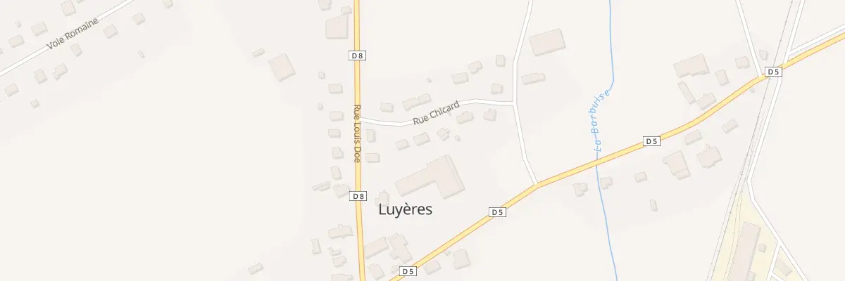 Plan du 8 Lot Guillaume à Luyères