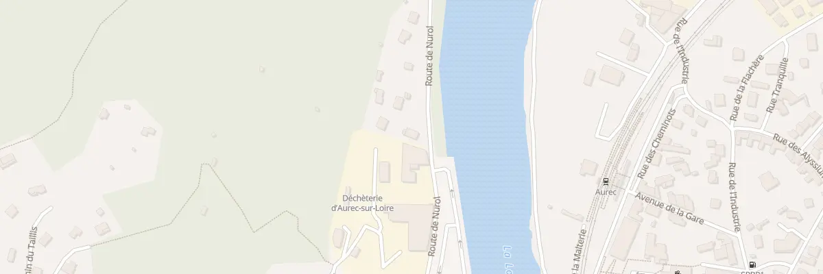 Plan du 347 Rte de Nurol à Aurec-sur-Loire