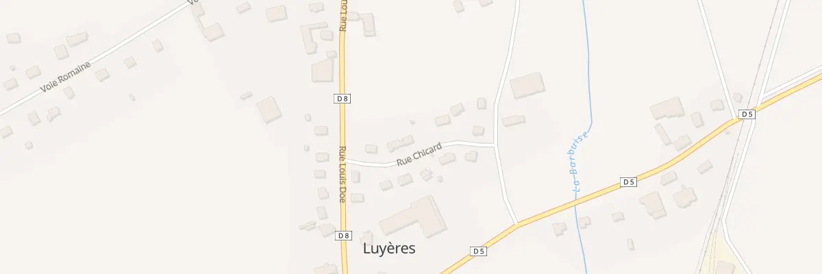 Plan du 5 Rue Chicard à Luyères