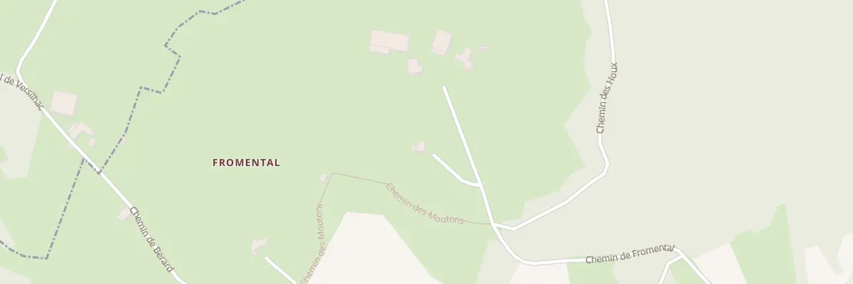 Plan du 805 Che de Fromental à Saint-Jeures