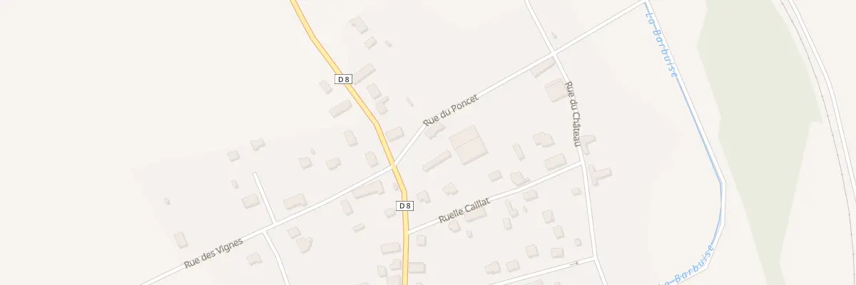 Plan du 2 Rue du Poncet à Luyères