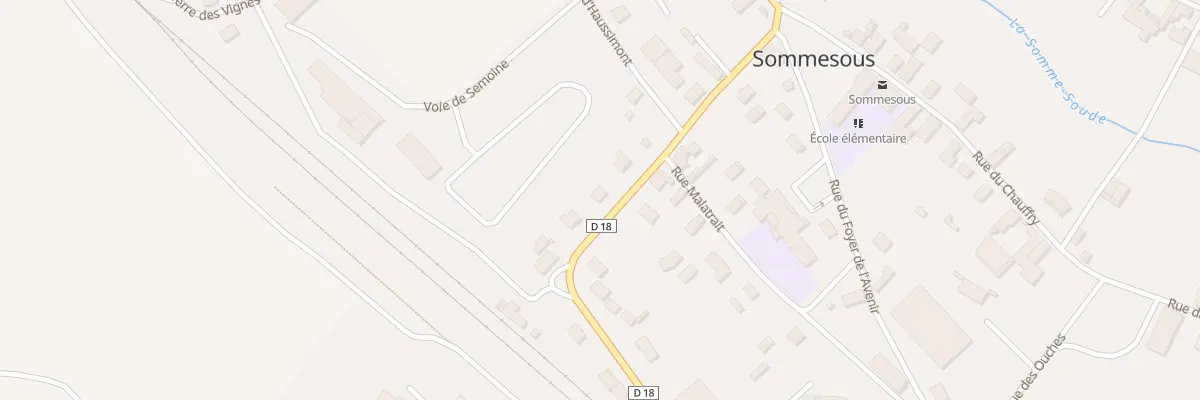 Plan du 6 Av Prieur de la Marne à Sommesous