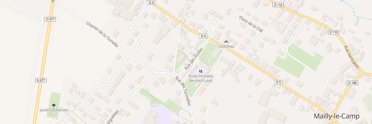 Plan du 4 Rue des Ecoles à Mailly-le-Camp