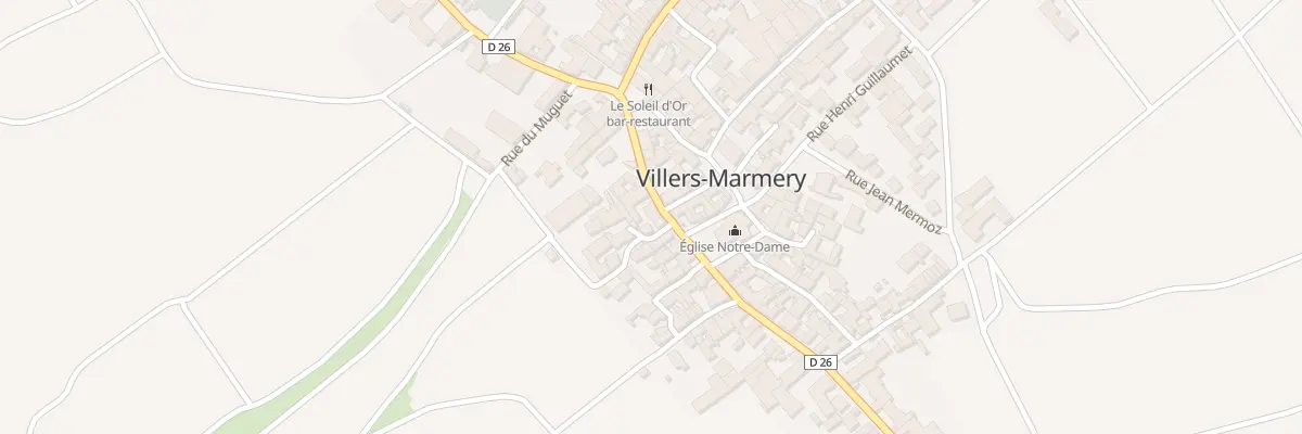 Plan du 19 Av de Champagne à Villers-Marmery