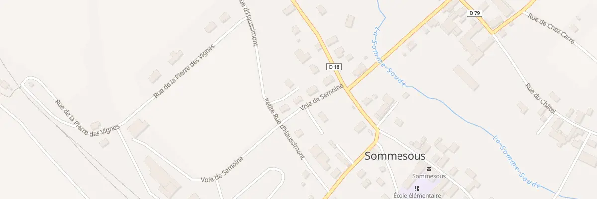 Plan du 6 Voie de Semoine à Sommesous
