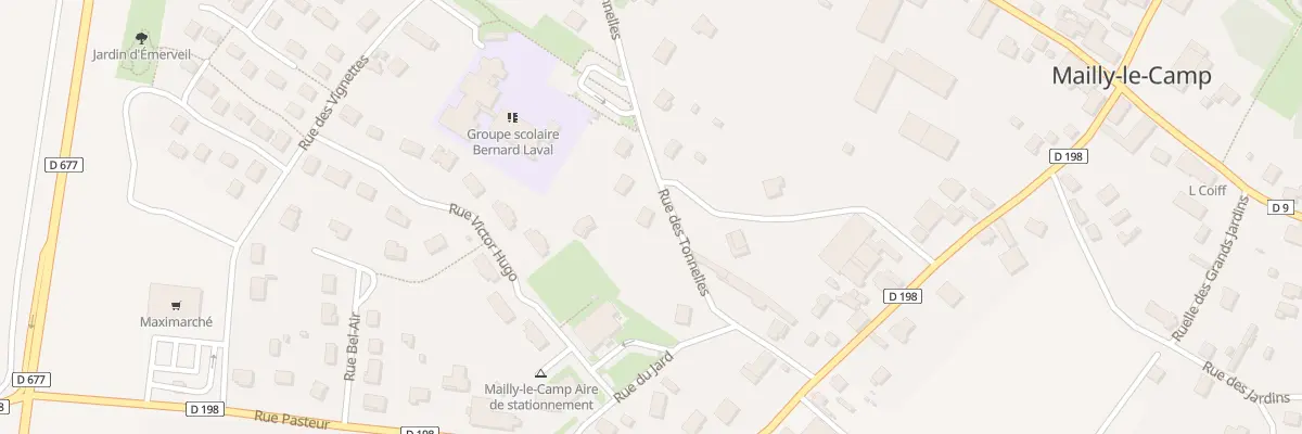 Plan du 22 Rue des Tonnelles à Mailly-le-Camp