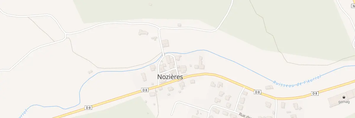 Plan du 1 Rue du 14 Juillet à Boucoiran-et-Nozières