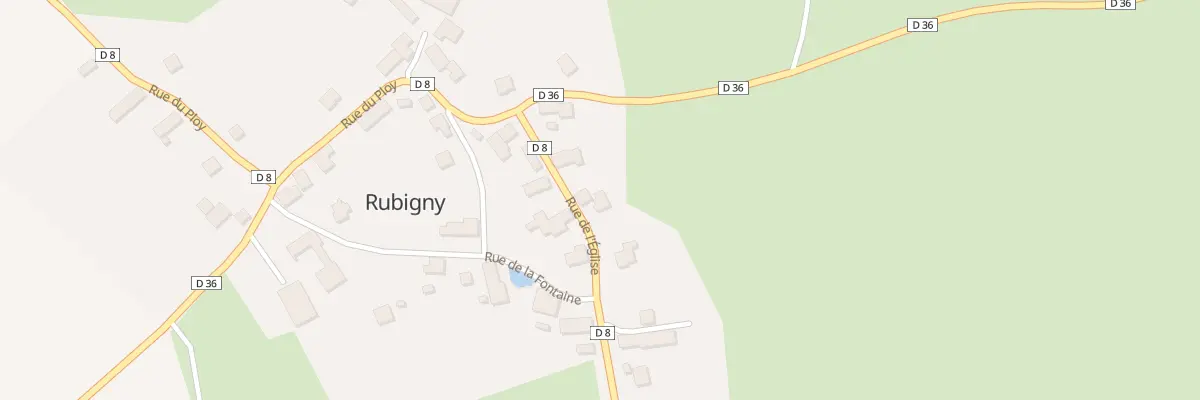 Plan du 5003 Le Village à Rubigny