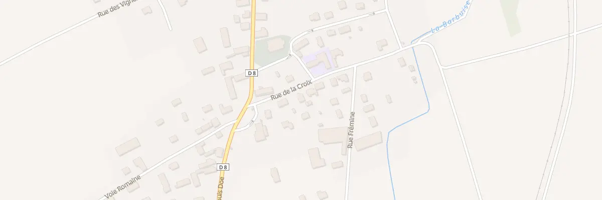 Plan du 4 Rue de la Croix à Luyères