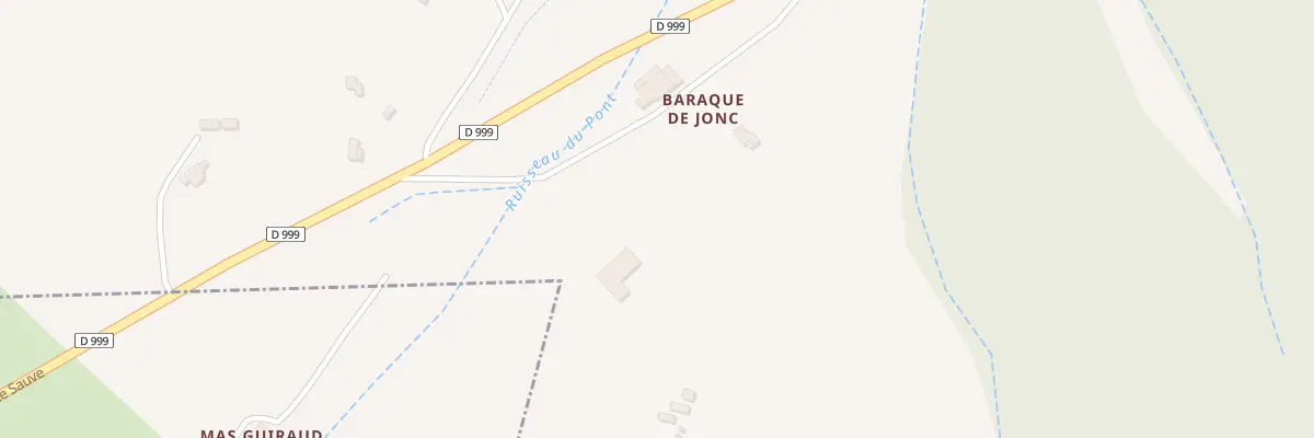 Plan du 1841 Rte de Sauve à Parignargues