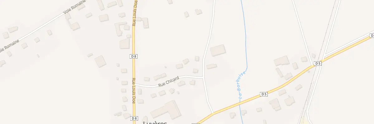 Plan du 9 Rue Chicard à Luyères