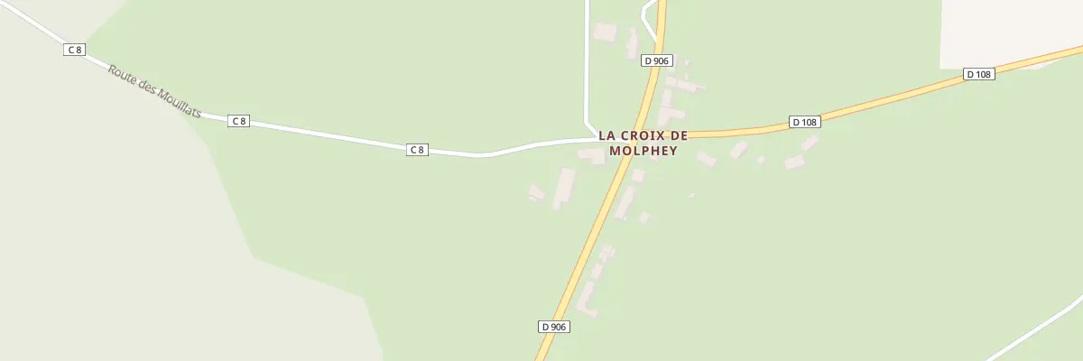 Plan du 3 Rte des Mouillats à Molphey